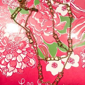 Kate Spade Gold Bow Long Necklace